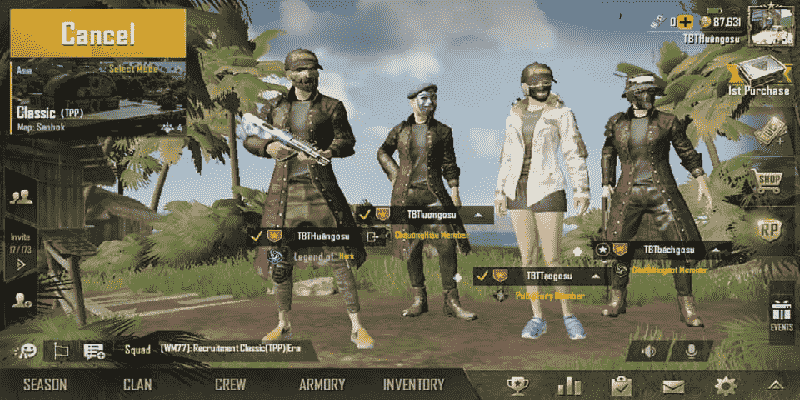 Các thao tác chơi PUBG Mobile Việt Nam 